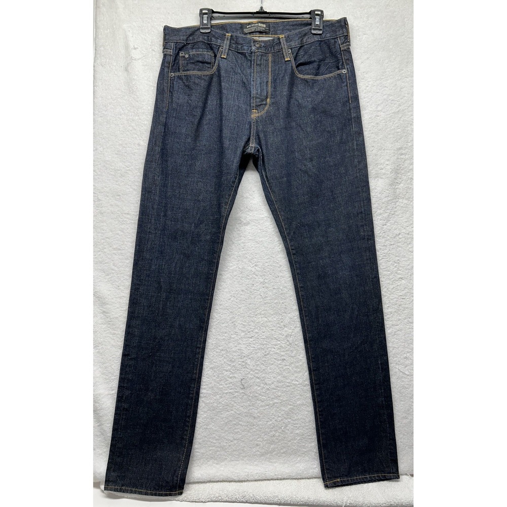 Big Star Mens Size 34R Dark Blue 1974 Division Straight Denim Jeans (T3)